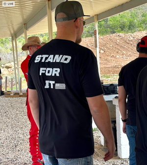 STAND FOR IT BRAND Tee SM Chest logo