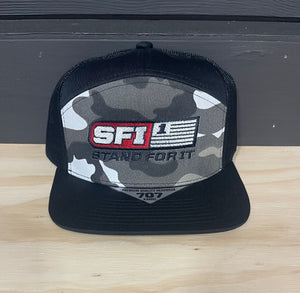 SFI - STAND FOR IT OG Flat Bill Hat Snow Camo