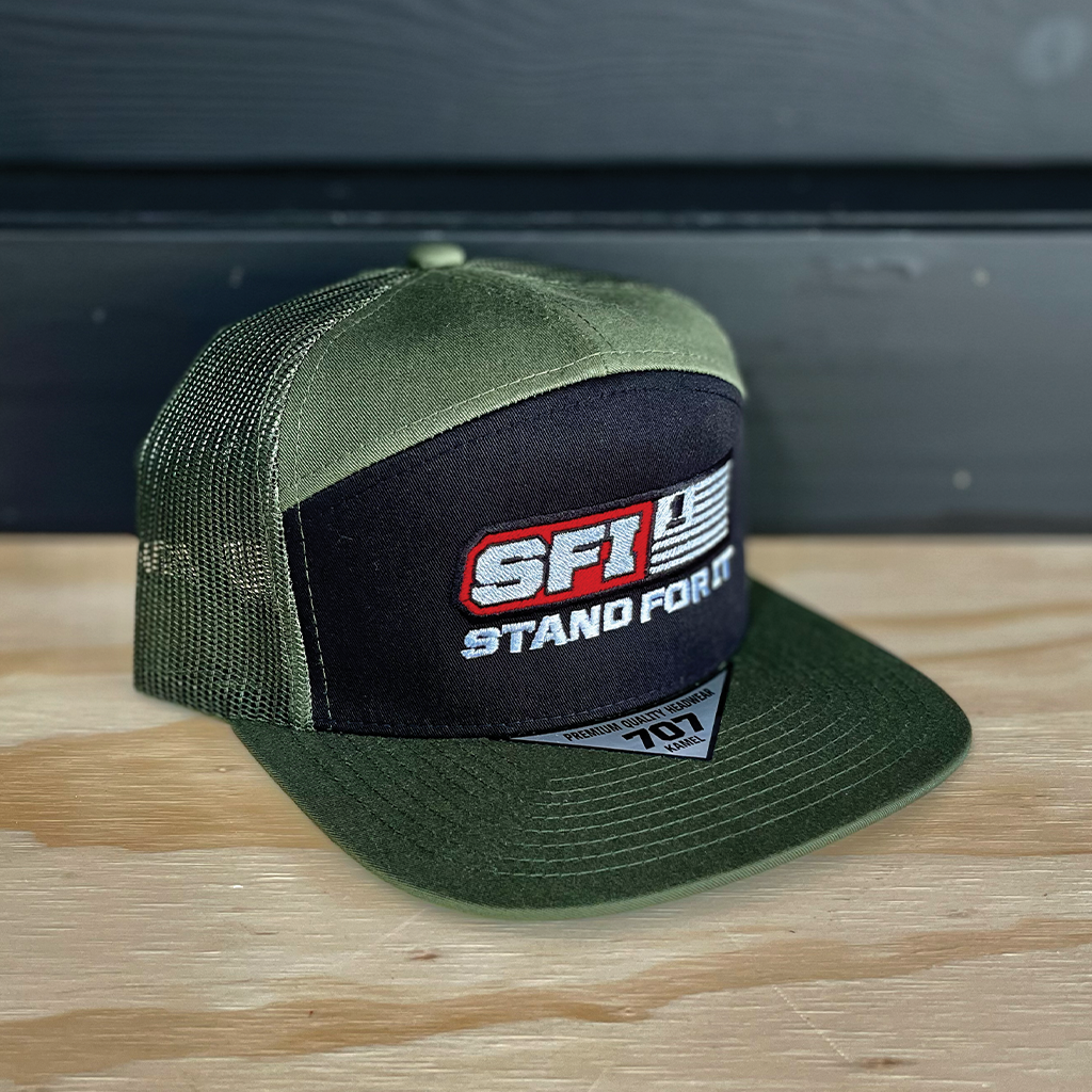 SFI - STAND FOR IT OG Flat Bill Hat Olive & Black