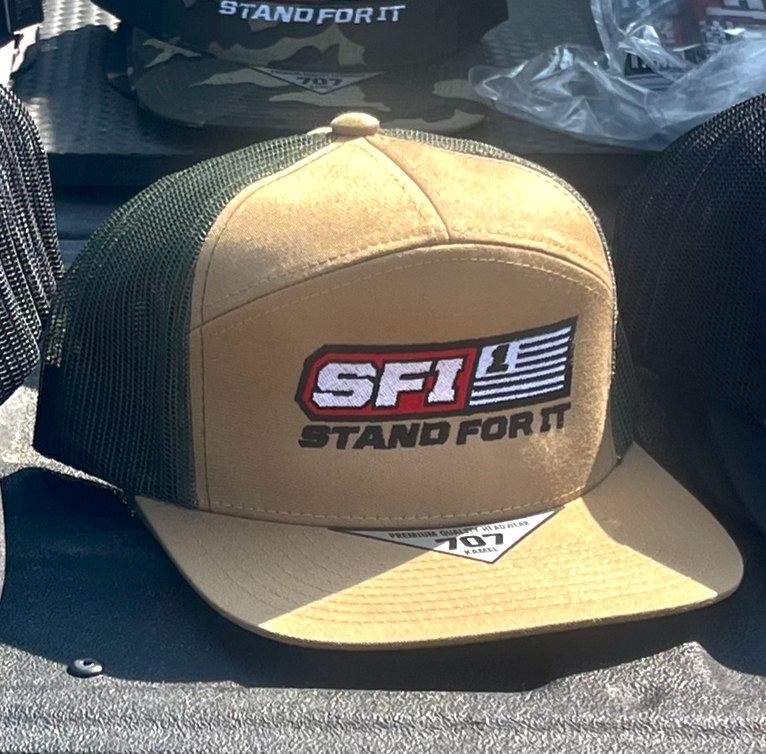 SFI - STAND FOR IT OG Flat Bill Hat Coyote Tan & Olive