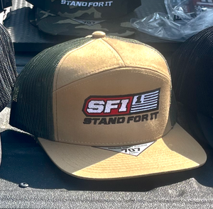 SFI - STAND FOR IT OG Flat Bill Hat Coyote Tan & Olive